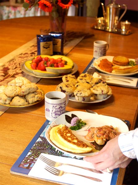 breakfast at our Minnesota B&B